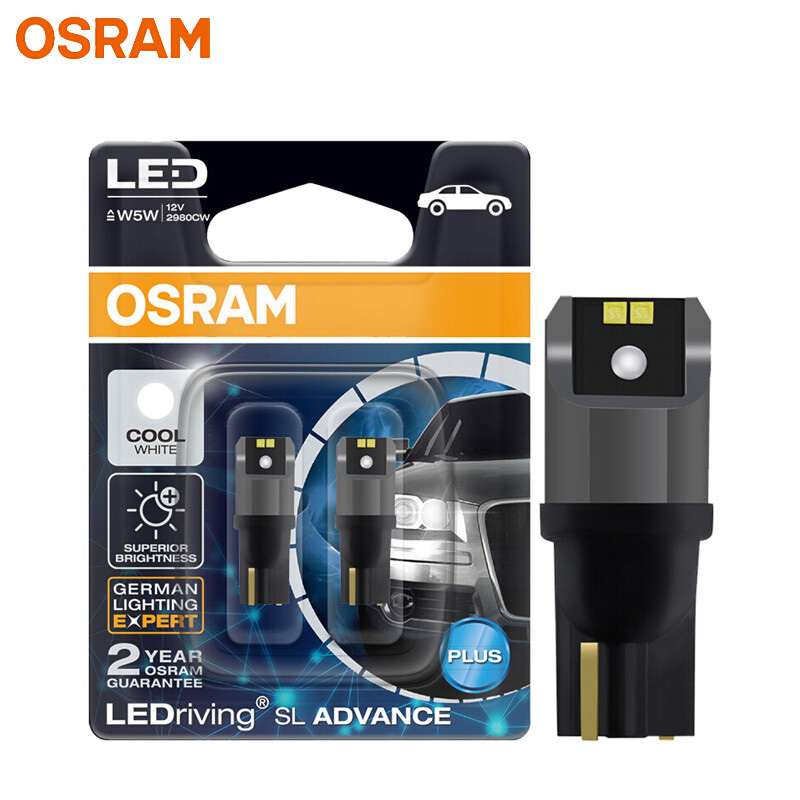 OSRAM LED 6000K W5W 194 LED ̺ SL 꽺 6..